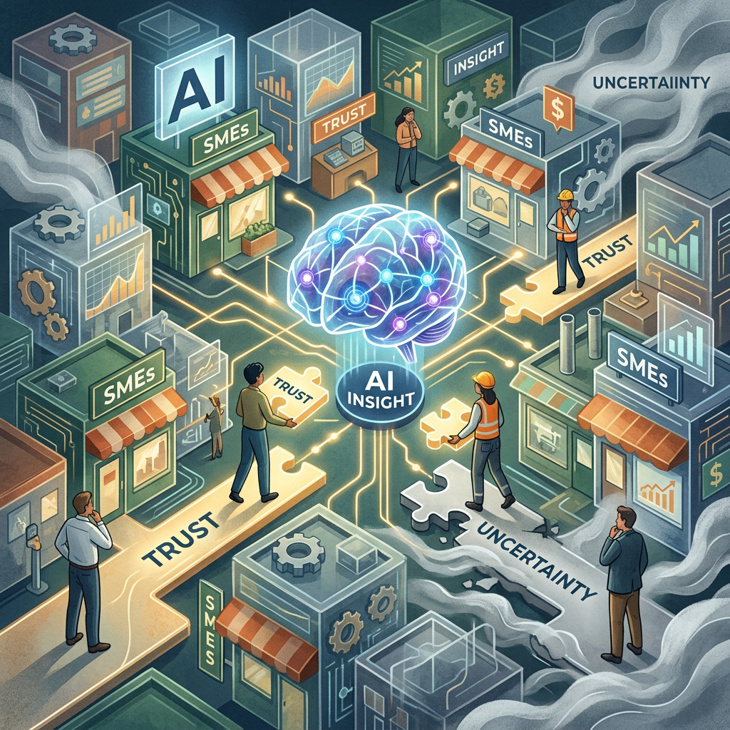 How SME Managers Calibrate Trust in Generative AI Under&nbsp;Uncertainty